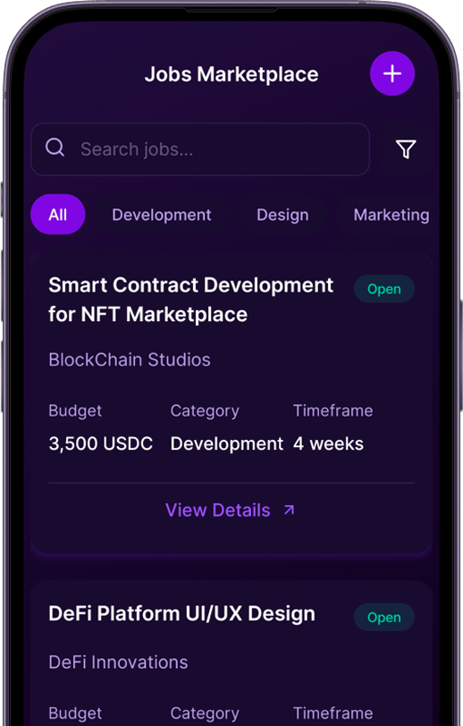 Blockchain Apps mockup